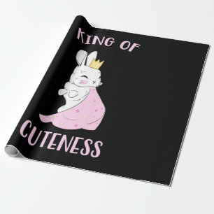Rabbit King Of Cuteness Wrapping Paper