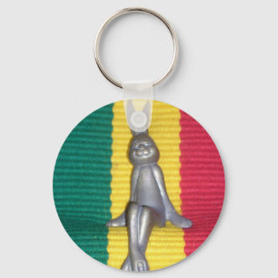 Rabbit Kingston Jamaica Glory Colours Key Ring