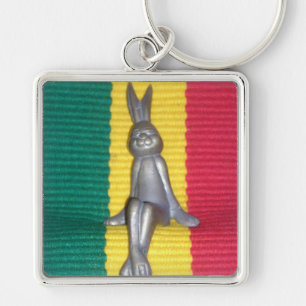 Rabbit Kingston Jamaica Glory Colours Key Ring
