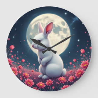 rabbit large clock