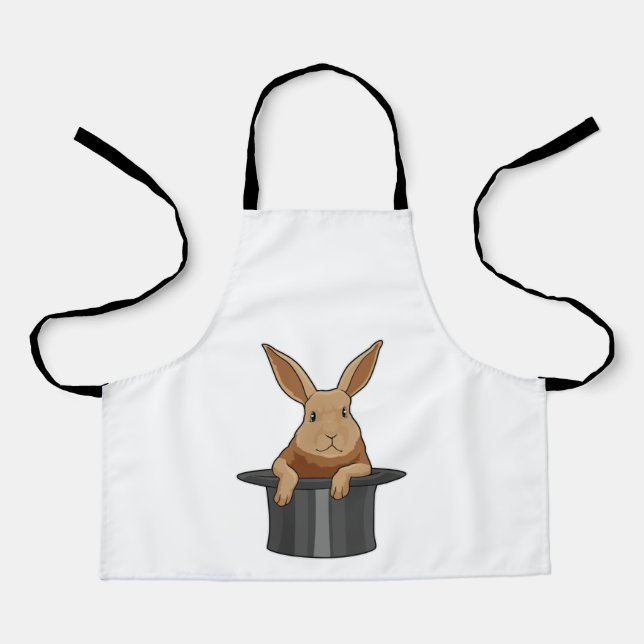Rabbit Magician Magic hat Apron (Front)