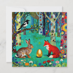 Rabbit, Magpie, Fox and “The Sharing Path” Thank You Card