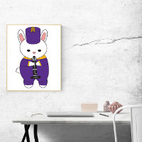 Rabbit Marching Band Clarinet Purple Yellow