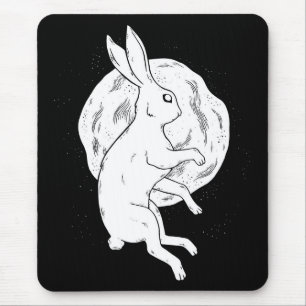 Rabbit Moon Mouse Mat