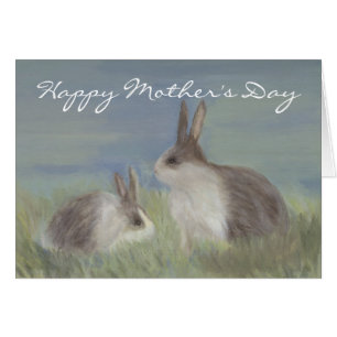 Rabbit Mother's Day Card
