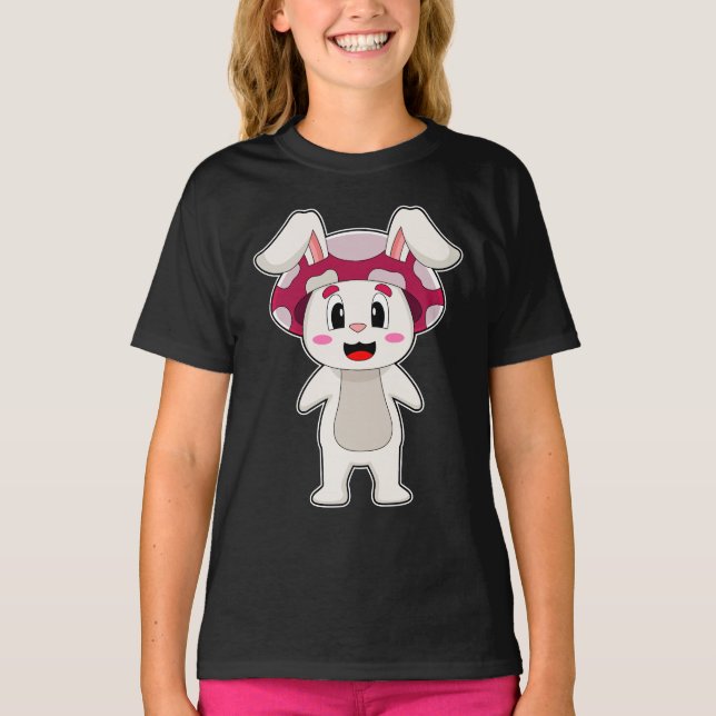 Rabbit Mushroom T-Shirt (Front)