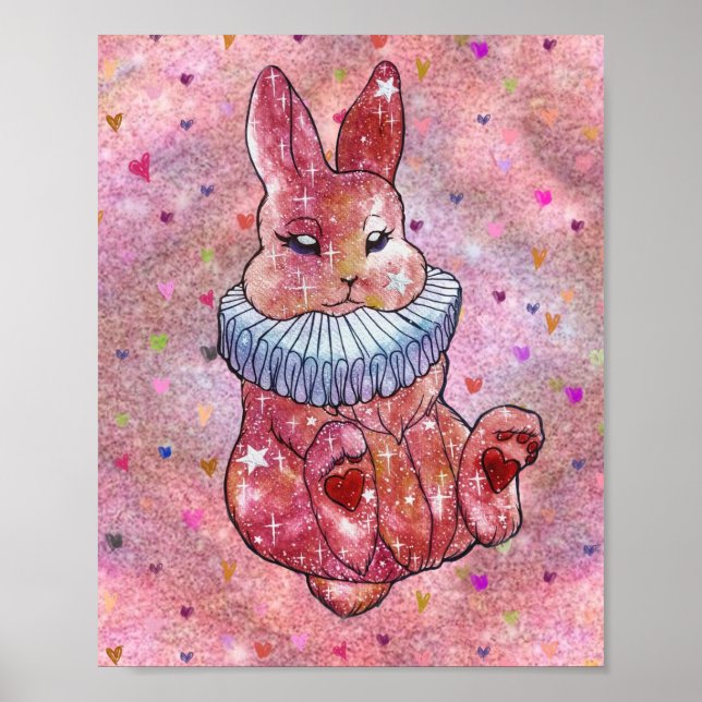 Rabbit named Ladybug Poster (Front)