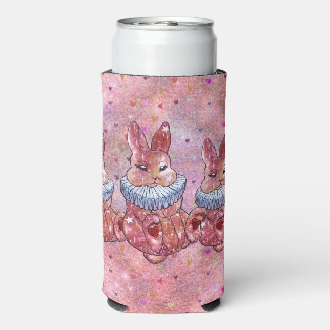 Rabbit named Ladybug Seltzer Can Cooler (Seltzer Back)