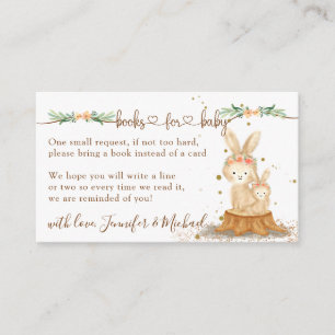 Rabbit New Mummy Books for Baby Enclosure Card