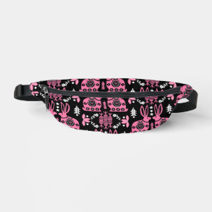 Rabbit Nordic Scandinavian Folk Art     Bum Bags