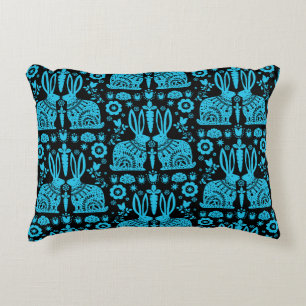 Rabbit Nordic Scandinavian Folk Art Decorative Cushion