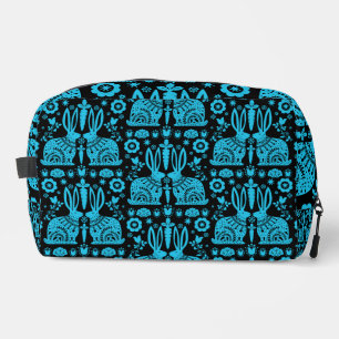 Rabbit Nordic Scandinavian Folk Art Dopp Kit