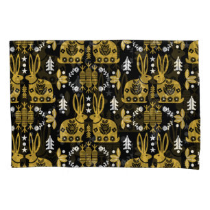 Rabbit Nordic Scandinavian Folk Art         Pillowcase