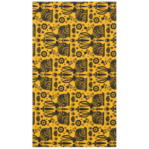 Rabbit Nordic Scandinavian Folk Art     Tablecloth