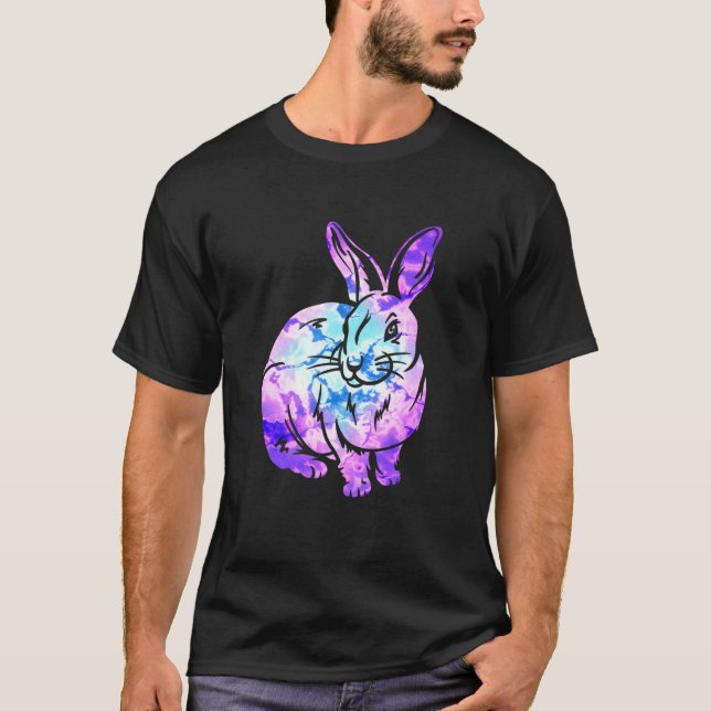Rabbit of 1990s Vaporwave Aesthetics  Rabbit Art T-Shirt (Front)