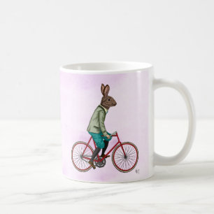 Rabbit On Bike 3 Coffee Mug
