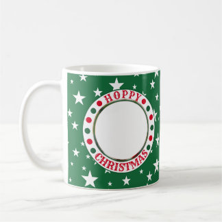 Rabbit Owner's Christmas Green Festive Photo Coffee Mug
