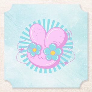 Rabbit Paper Coaster
