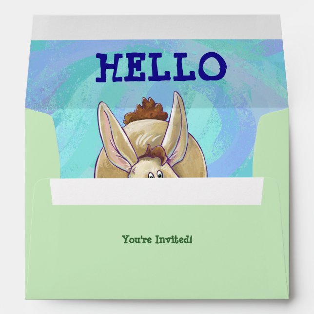 Rabbit Party Centre Envelopes (Back (Bottom))