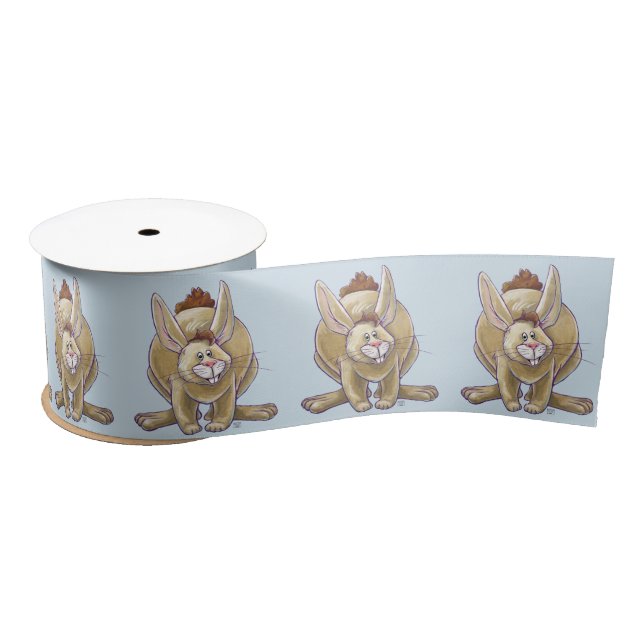 Rabbit Party Centre Satin Ribbon (Spool)