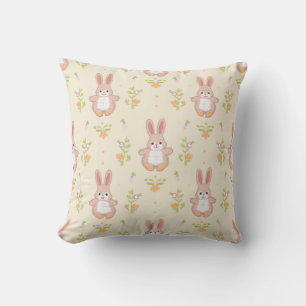 rabbit pattern cushion