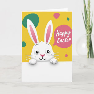 Rabbit Peek Easter Shapes Card