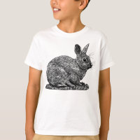 Rabbit - Pen and Ink Style Drawing