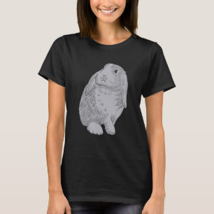 Rabbit Pet Bunny Lover Pet Owner Lop Eared Rabbit  T-Shirt