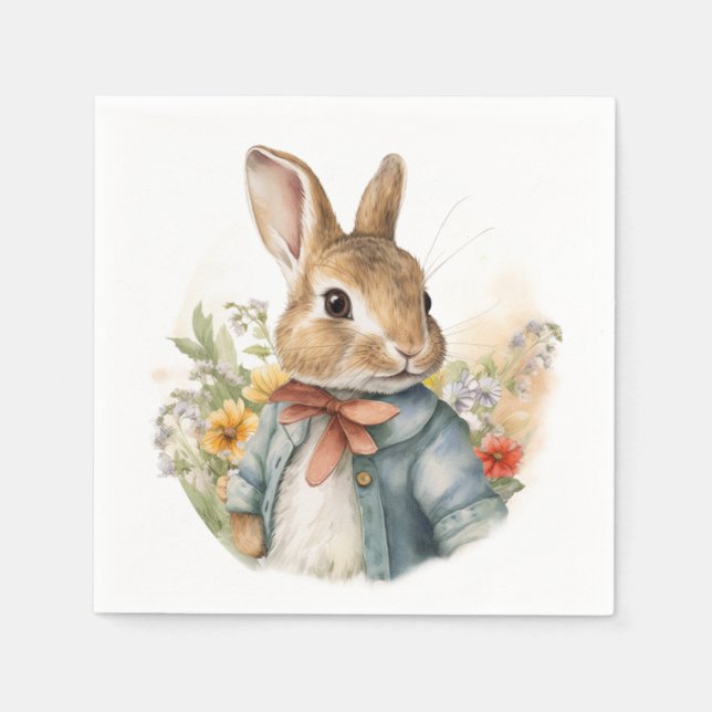 Rabbit Peter Napkin (Front)