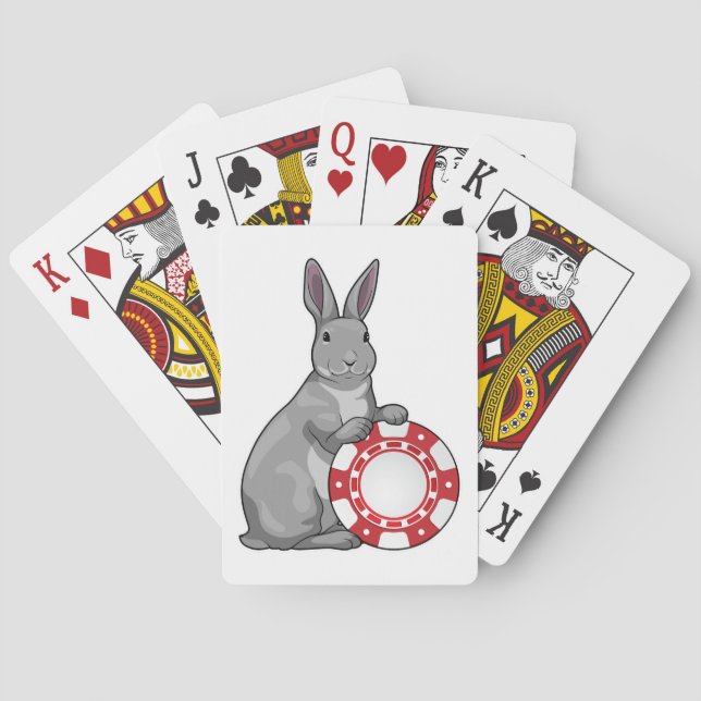 Rabbit Poker Poker chips Playing Cards (Back)