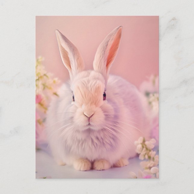 Rabbit Portrait 084 Postcard (Front)