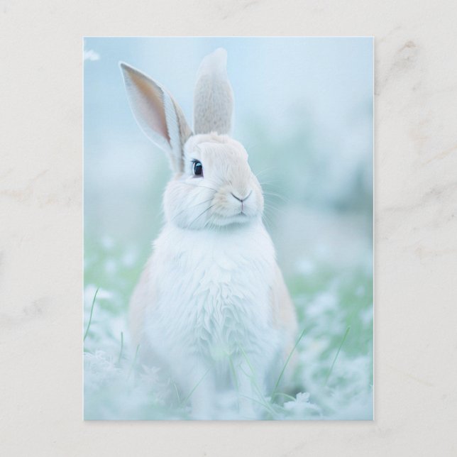 Rabbit Portrait 096 Postcard (Front)