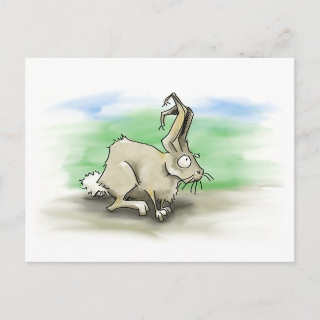 Rabbit Postcard (Front)