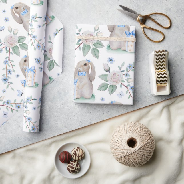 Rabbit Presents Wrapping Paper (Crafts)