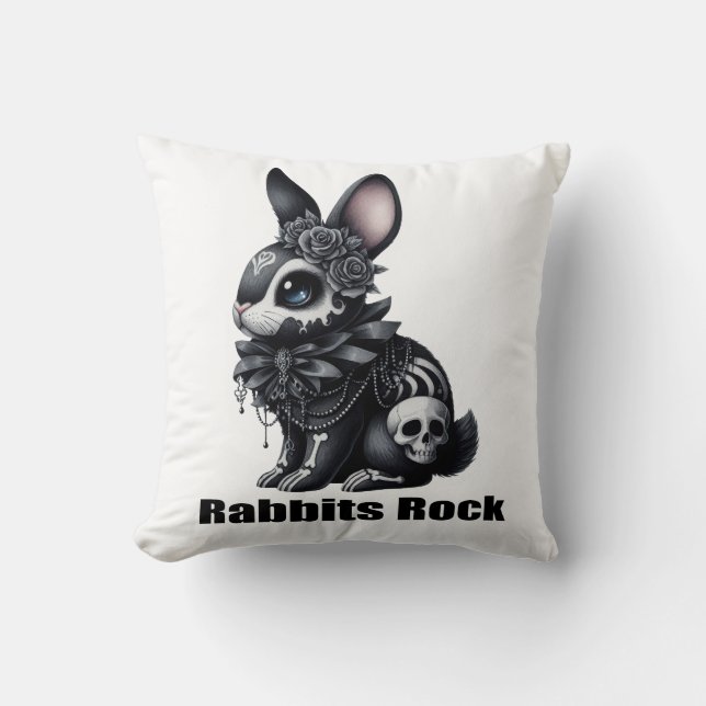 Rabbit Rock Cushion (Front)