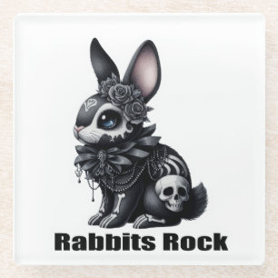 Rabbit Rock Glass Coaster