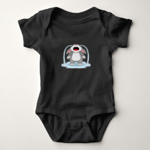 Rabbit sad baby bodysuit