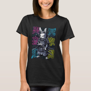Rabbit Samurai Warrior Japanese Art T-Shirt