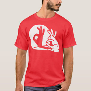 Rabbit shadow hand OK Italian sign Okay pico bello T-Shirt