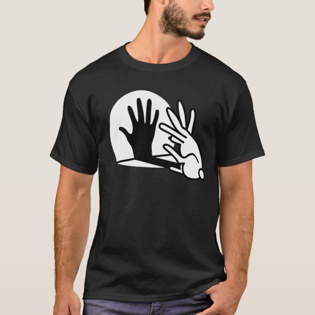 Rabbit Shadow Puppet T-Shirt (Front)