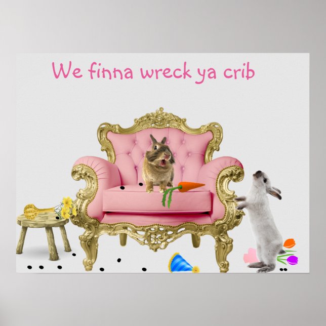 Rabbit Shenanigans Poster (Front)