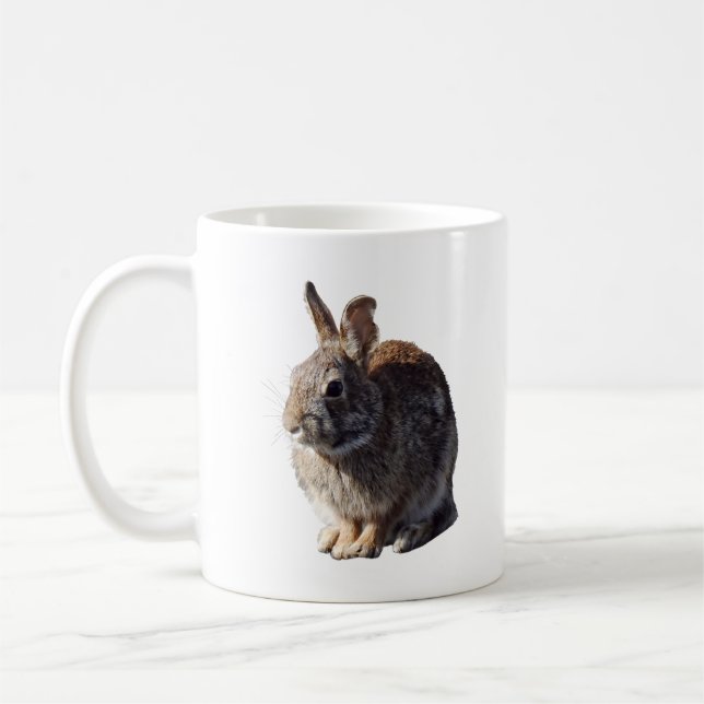 Rabbit Sitting Coffee Mug (Left)
