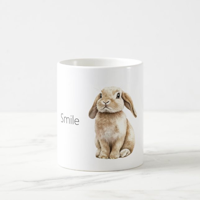 Rabbit Smile Coffee Mug (Center)