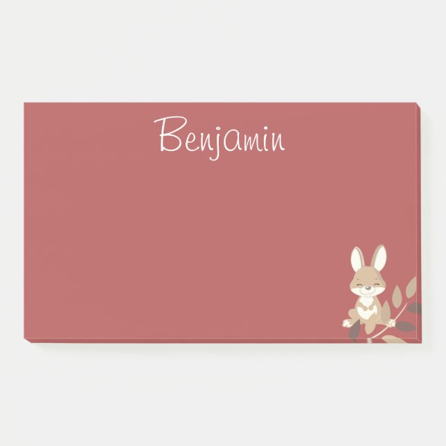 Rabbit smiles post-it notes (Front)