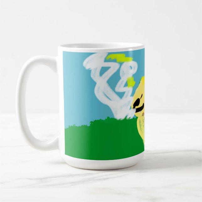 Rabbit spring   coffee mug (Left)