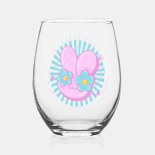 Rabbit Stemless Wine Glass