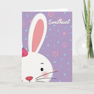 Rabbit Sweetheart Greeting Card