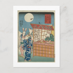 Rabbit Take-out Postcard