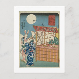 Rabbit Take-out Postcard