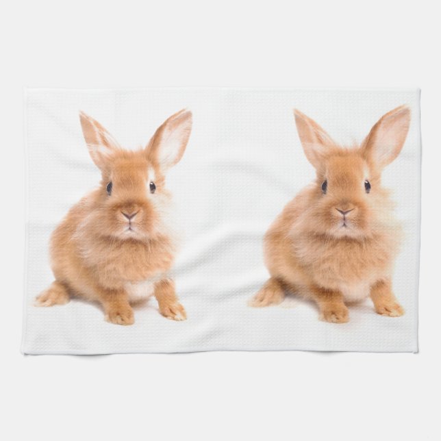 Rabbit Tea Towel (Horizontal)